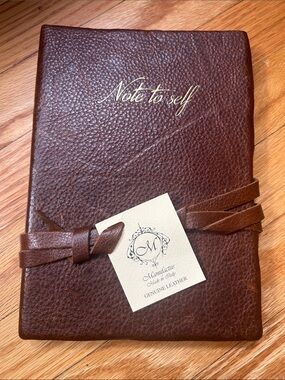 NWT Italian leather journal